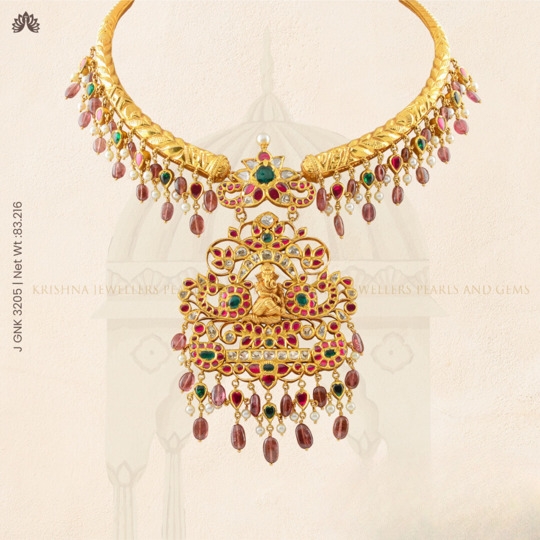 Exquisite 22k Kundan Peacock and Ganesh Necklace with Ruby, Emerald, and Diamond Accents