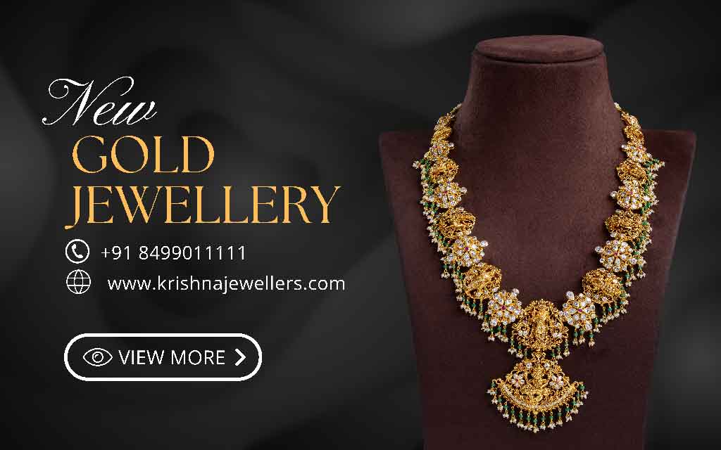 Gold Jewellery Designs 2022 at Krishna Jewellers
